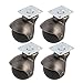SWET Ball Caster Wheel [Set of 4] for Furniture [2 Inch], Vintage Antique Swivel Caster with Top Plate [360 Degree Rotated] [Quite and Smooth] [Ball Bearing] [Polyurethane]
