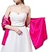 Baiweite Satin Shawl Wrap For Evening/Wedding Party