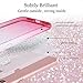 iPhone 7 Case, Poristal Luxury Glitter Sparkle Bling Design Case [Anti-scratch, Hard Back Cover] Shining Fashion Style for Apple 4.7 inches iPhone 7 (Gradient-pink)