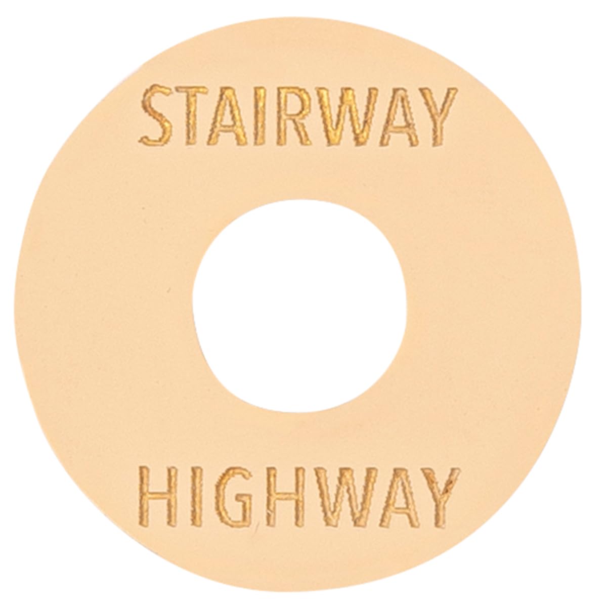 JOE DOE POKER CHIP IN AGED WHITE - STAIRWAY - HIGHWAY