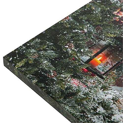 LED Canvas Art w/Dog & Xmas Tree - Image 7