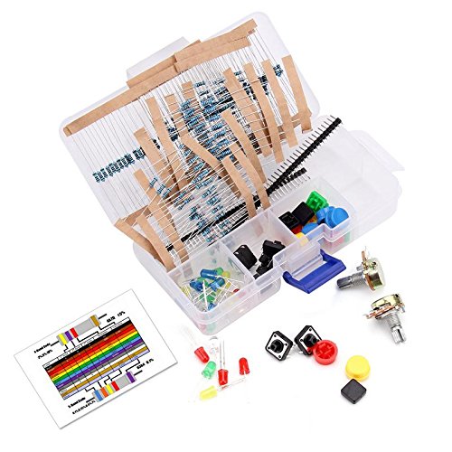 LAFVIN Electronics Component kit with resistors,Pin Header,LEDs, Switch, Potentiometer,for Arduino MEGA2560 - Thumbnail 5