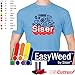 SISER EasyWeed Heat Transfer Vinyl (HTV), 10