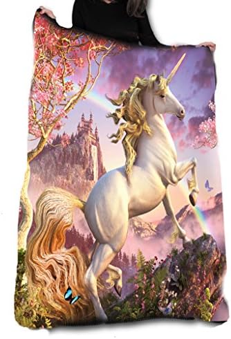 Wild Star Home Awesome Unicorn Fleece Blanket/Throw/Tapestry etc.Official Anne Stokes Offical Merchandise