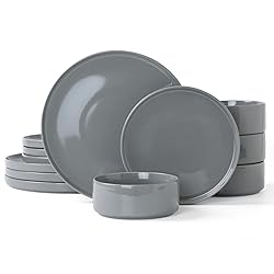 Famiware Nebula Plates and Bowls Set, 12 Pieces