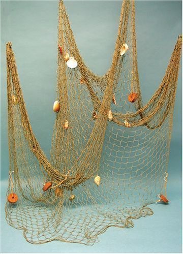 UPC 015888003067, Nautical Decorative Fish Net Pack with Shells and Cork