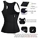 Ursexyly Sauna Waist Trainer, Hot Cincher Promotes Sweating During Exercise (L, Black 1, Zipper)