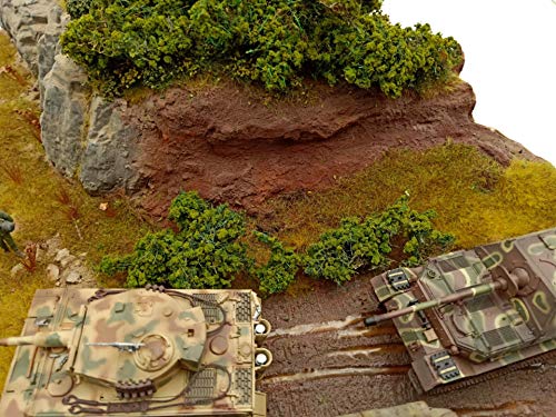 Warmtree DIY Miniature Shrubs Bushes Foliage Terrain Model Kit Sand Table Simulation Landscape War Gaming Terrain Decoration Railroad Scenery War Gaming Scenery
