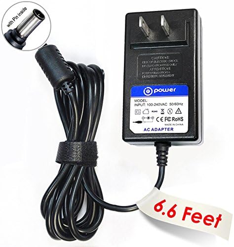 T-Power ( 6.6ft Cable ) for JVC RV-NB50 RV-NB50B RVNB50 RV-NB70 RV-90 Kaboom Dock Powered Woofer CD System Boombox Replacement Ac Dc adapter Switching Power Supply Cord Charger