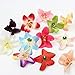 FLOWER 30pcs/lot Artificial Silk Orchid Heads for Wedding Decoration DIY Wreath Gift Scrapbooking Craft Supplies Fake (Purple)