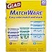 Glad Food Storage Containers - Glad Match Ware Variety Pack - 10 Containers - 20pc Set