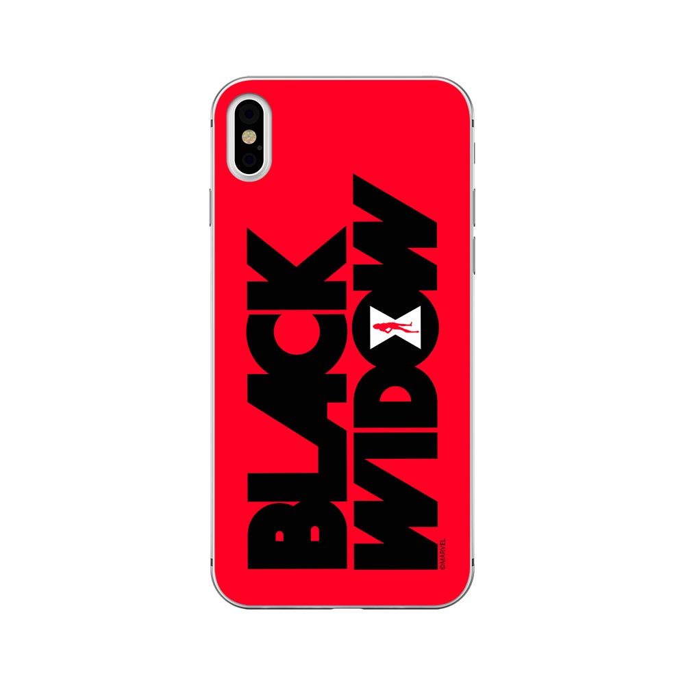 ERT GROUP mobile phone case for Apple Iphone XS Max original and officially Licensed Marvel pattern Black Widow 011 optimally adapted to the shape of the mobile phone, case made of TPU