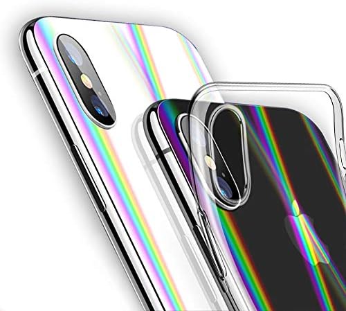 ANOLE Compatible iPhone Xs Max Clear Slim Soft Case+Back Screen Protector