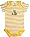 LSU Tigers Gold Striped NCAA College Newborn Infant Baby Creeper
