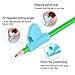 16 Pieces Pencil Grips 3 Types Children Pencil Holder New Aid Writing Grip Posture Correction Tool for Preschoolers Children Special Needs