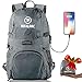 Totalpac - 35L Hiking Daypack Backpack - 11oz - Ripstop Nylon - 11 Pockets - Traveling & Hiking