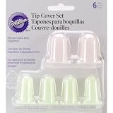 Wilton Silicone Cake Decorating Frosting Tip Cover Set, 6-Piece