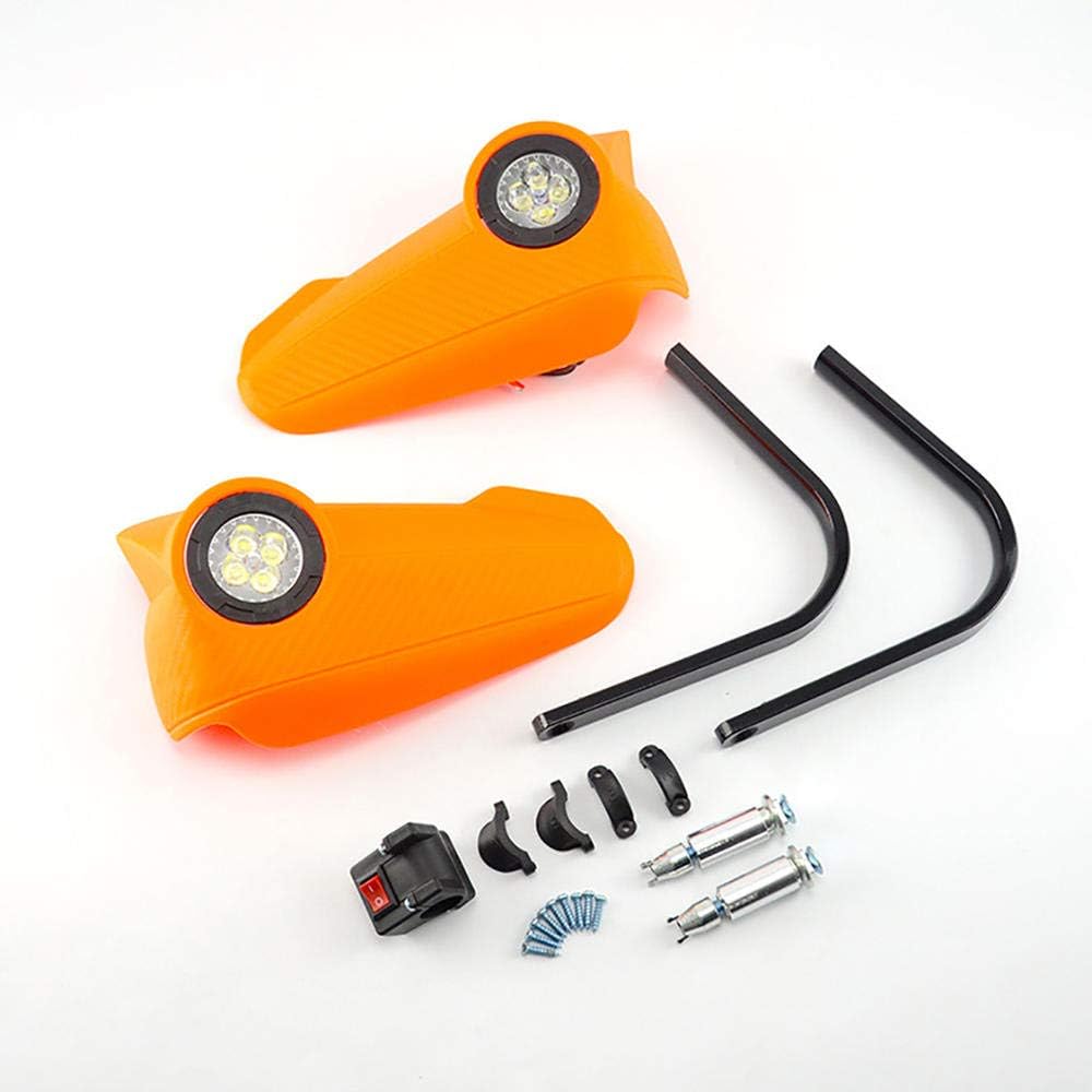 Protecteurs De Levier Frein/embrayage En Alliage Aluminium - Lot De 2, Couleur Orange - Pour Moto, VTT, Scooter - Antichoc Et Déco