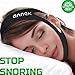 Chin Strap – CPAP Chin Strap - Anti Snoring Devices - Snore Stopper - Anti Snoring Chin Strap - Snoring Mouthpiece - Anti Snore Solution - Anti Snore Chin Strap - Snore Device - for Men Women Black
