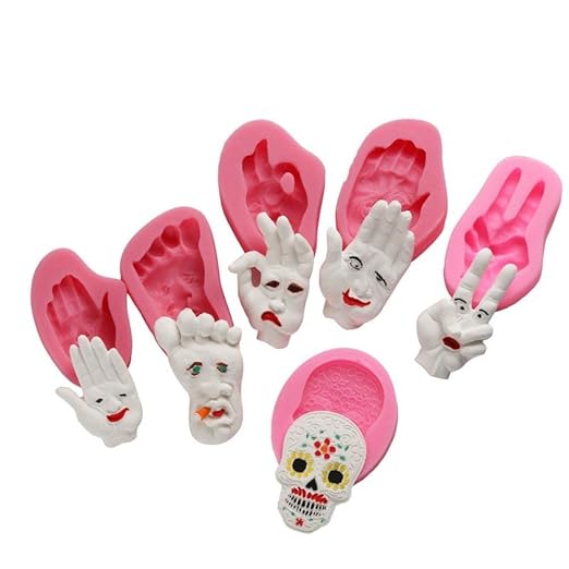 lyward Palm Friki Cara Sonriente Señora Vieja Cráneo Líquido ...