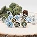 It's a Buck Boy Baby Shower Stickers, Camouflage and Blue (Set of 324)