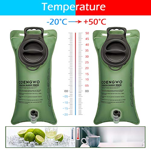COENGWO Hydration Bladder 2 Liter, Water reservoirs Water Storage