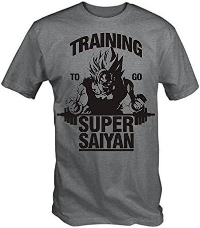 YYOUBUY Men's Training To Go Super Saiyan T-Shirt Summer Tee