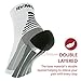 Plantar Fasciitis Foot Compression Sock Sleeves for Men and Women - Relieves Pain - Supports Heel, Arch & Ankle (One Pair) (White) (Medium: 8.3-9.8