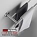 JQK Double Bath Towel Bar, 20.5 Inch 304 Stainless Steel Thicken 0.8mm Towel Rack Bathroom, Towel Holder Brushed Finished Wall Mount, Useable Length 18 Inch, TB100L18-BN