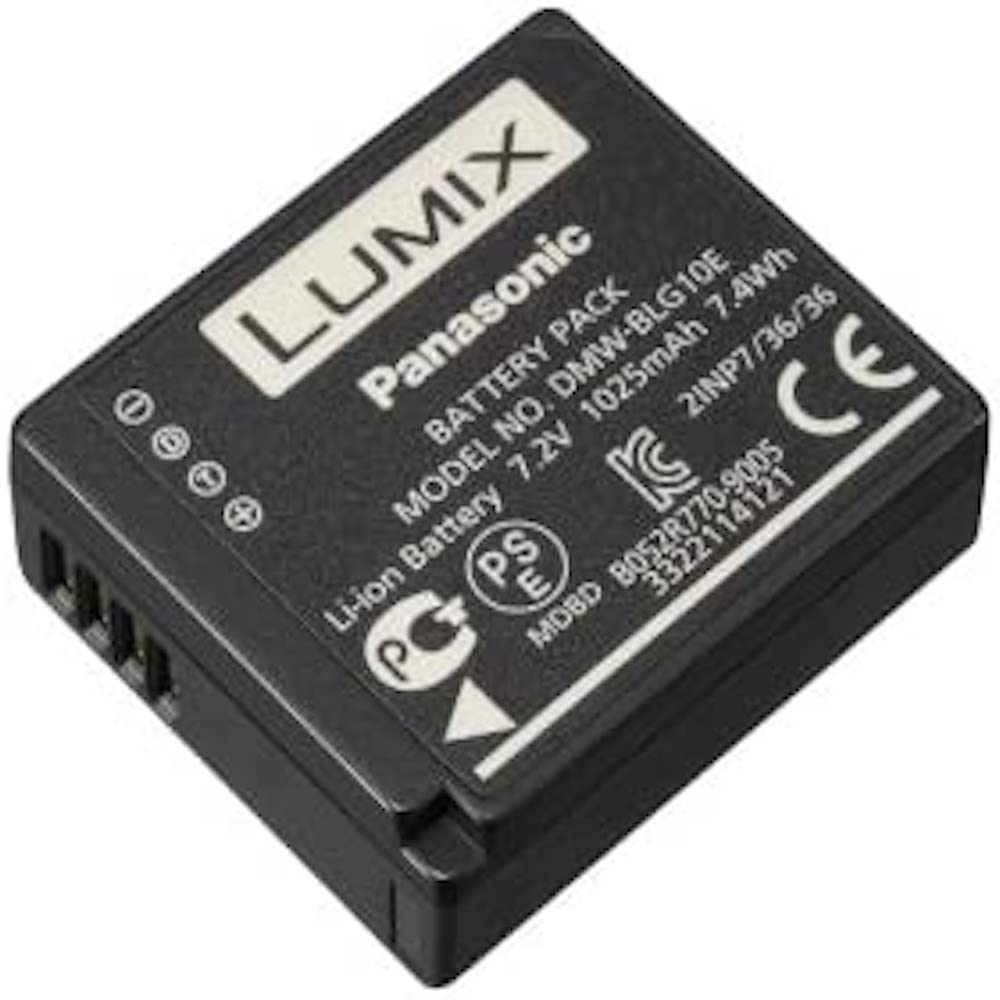 Panasonic LUMIX TZ80KIT-LE-K Leather Case and Battery for TZ80 - Black