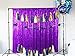 ShinyBeauty Sequin Curtains 2 Panels Purple 2FTx8FT Sequin Photo Backdrop Royal Purple Sequin Backdrop Curtain Pack of 2 Shimmer Fabric Backdrop Party Photographic Studio Photo Backgrounds
