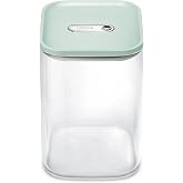 Caraway 4 qt Glass Airtight Food Storage Container with Lid | Non-Toxic, BPA-Free Kitchen Storage Container, Stackable, Space-Saving Airtight Container for Dry Goods and More, Mist