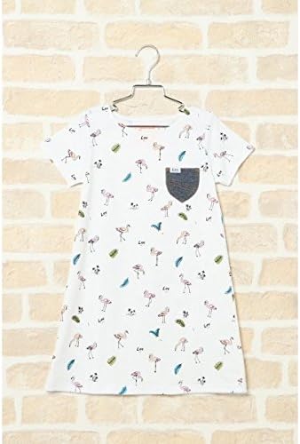 Amazon イッカ キッズ Ikka キッズ Lee リー デニムポケフラミンゴワンピース 110 140cm オtホワイト 110 スカート 通販