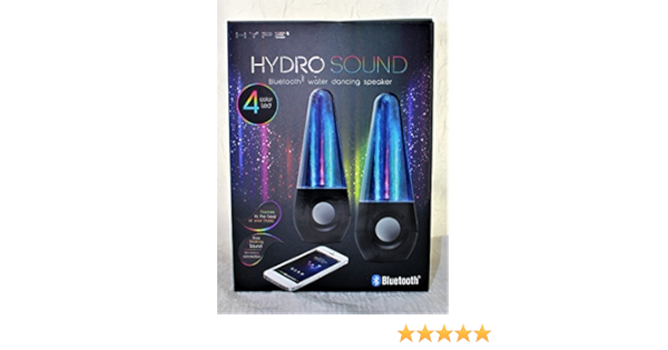 hype hydro sound dancing water speakers