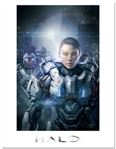 COMMANDER PALMER HALO Limited Edition Fine Art Lithograph by Kenneth Scott