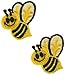 Simplicity Bumble Bee Applique Clothing Iron On Patches, 2pc, 1