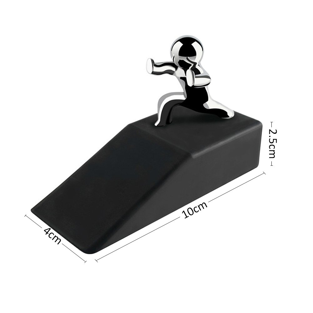Prokth Innovative Safety Anti Collision Rubber Door Wedge Stopper