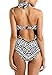 FARYSAYS Womens High Neck Shaping Thong One Piece Swimsuit Backless Maillot