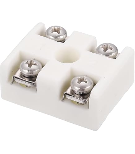 uxcell 2 Way 16A Ceramics Terminal Blocks High Temp Porcelain