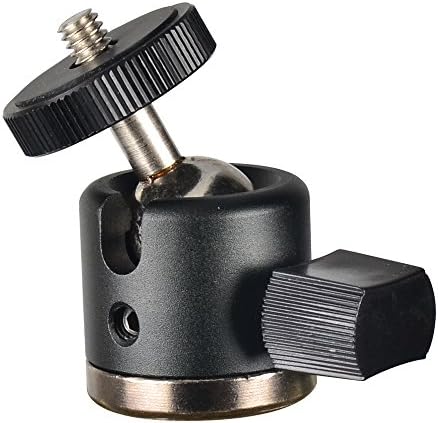 Ball Head Mount | Yoosion 360 Degree Camera Mount 1/4 Screw 360 Degree Ballheads for Tripod Monopod DSLR Camera Camcorde Nikon Canon