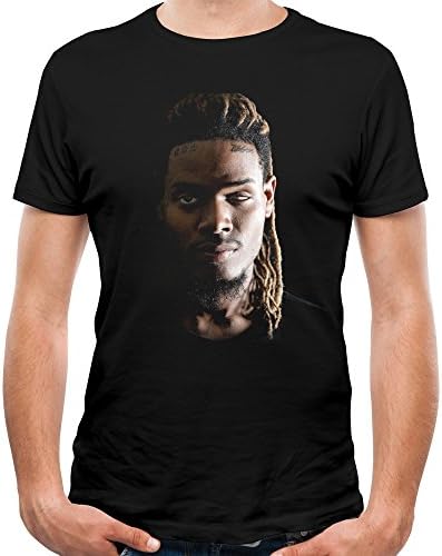 Men's Fetty Wap Trap Queen Portrait Poster T-Shirts Black Small
