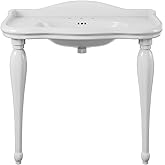 Swiss Madison Santorini 40" Rectangle 3-Hole Widespread Console Sink