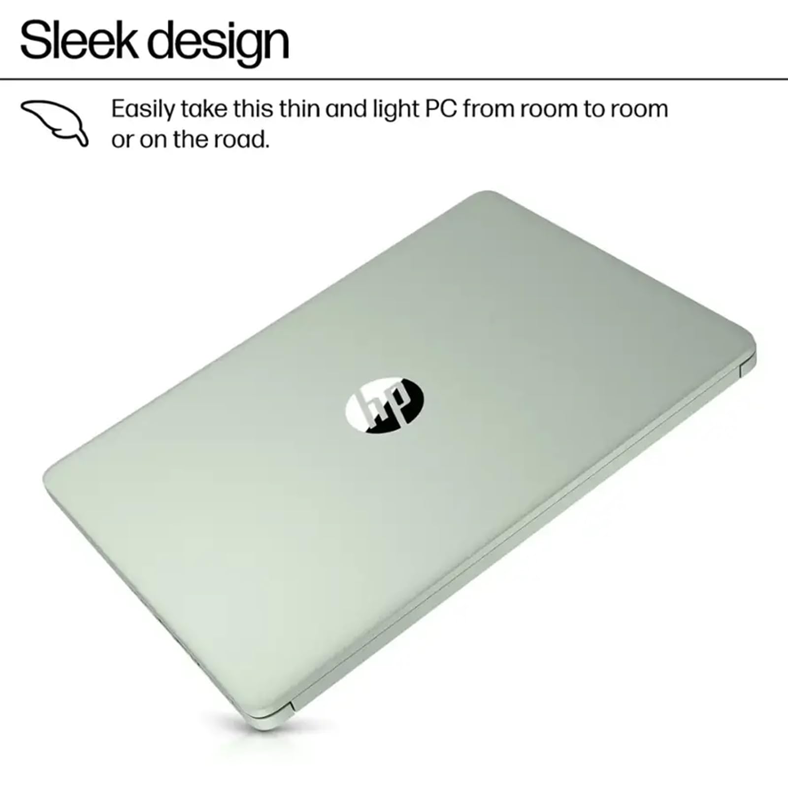 Computadora portátil HP de 14 pulgadas para estudiantes y empresas: procesador Intel de 4 núcleos, 16 GB de RAM, 128 GB UFS y tarjeta SD de 256 GB, Ai Copilot, 1 año de Office 365, Win 11 Pro, todo el día, con paquete Redragon (verde)