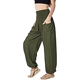 Tranquil Threads High-Waisted Boho Harem Yoga Pants for Women