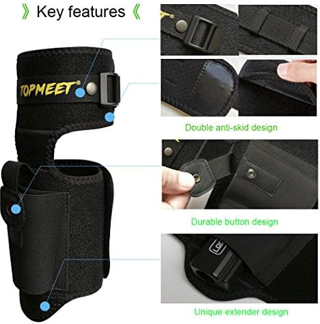 TOPMEET Upgraded Ankle Holsters for Pistols,not Ordinary