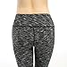SOUTEAM Yoga Pants,Women's Power Flex Workout Yoga Capris Pants Leggings(Large, 001_Snow_Grey)