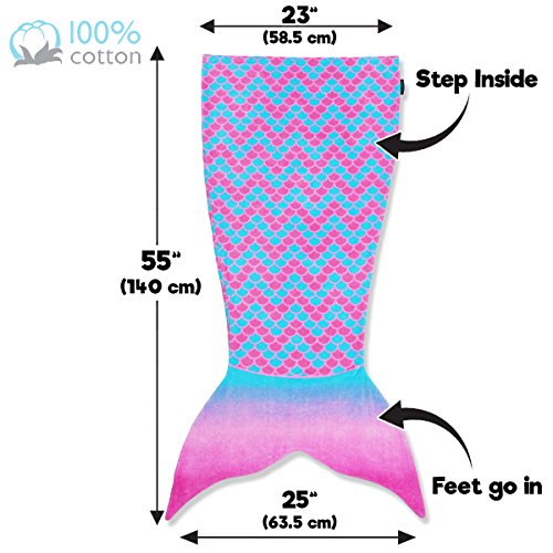 1 Toweltails+Premium+Cotton+Mermaid+Shaped