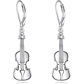 YFN Sport and Music Earrings Sterling Silver Sport Lover Music Lover Jewelry Gifts for Women Men