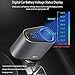 Timloon Car Charger Adapter, 60W Cigarette Lighter Socket Splitter, Dual USB Quick Charge 3.0 and 2.4A USB, Voltage Display for iPhone,iPad,Smart Phone,Andriod,Samsung,Dash Cam,GPS (12V-24V)