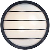 Maxim Bulwark-15W 1 LED Outdoor Wall Sconce-10.25 Inches Wide by 10.25 inches high-Black Finish